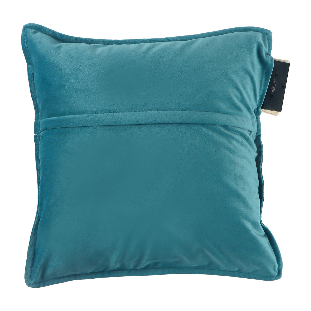 HEIZKISSEN Plush 45x45cm Wedgewood - Hellblau, Textil (45/45cm) - Pleafs