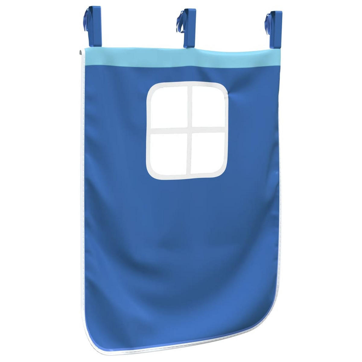 VORHÄNGE Für Hochbett Mit Tunnel Und Turm Blau - Blau, Textil - vidaXL