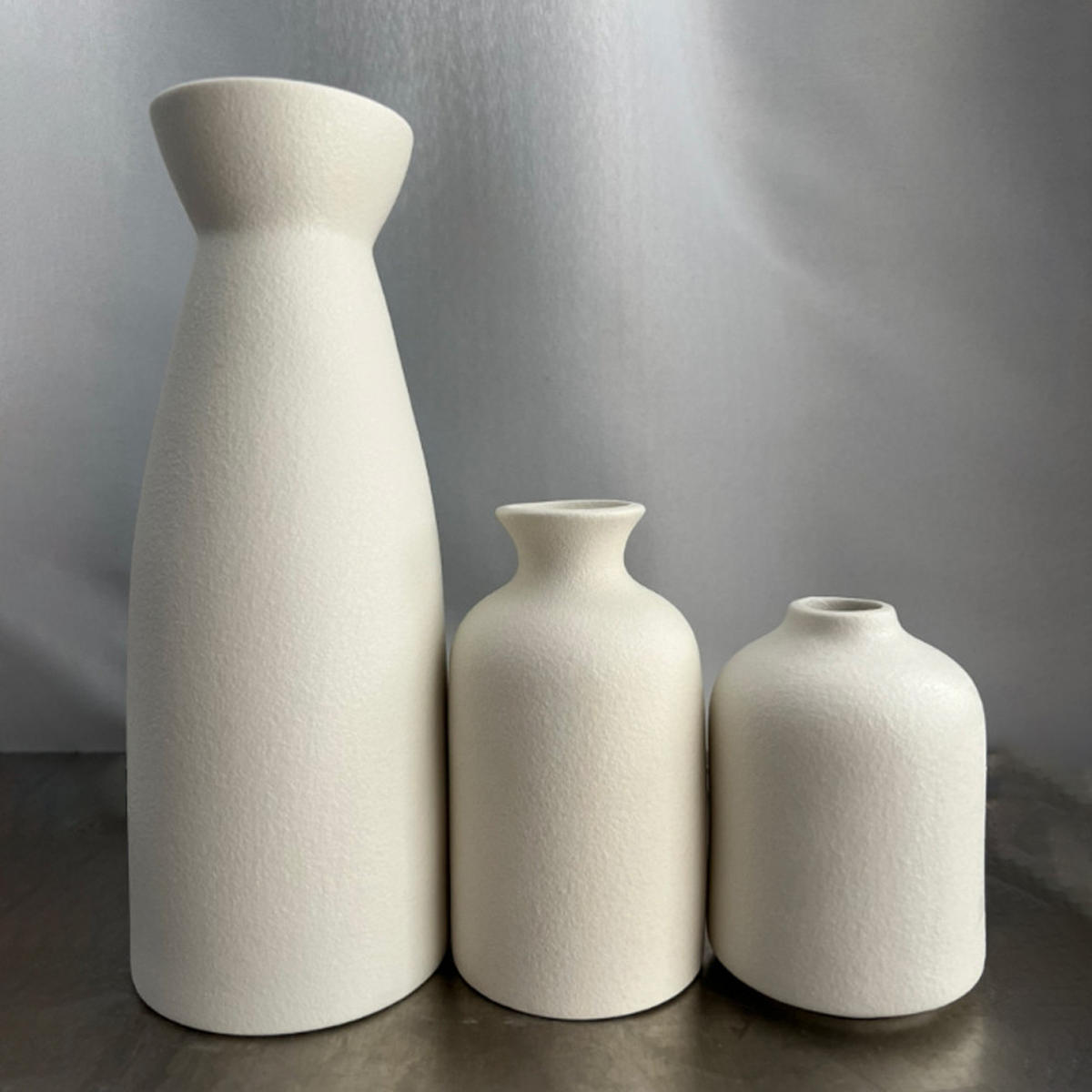 VASE Keramik - Ecru, Keramik (22.5cm) - LIBRATON