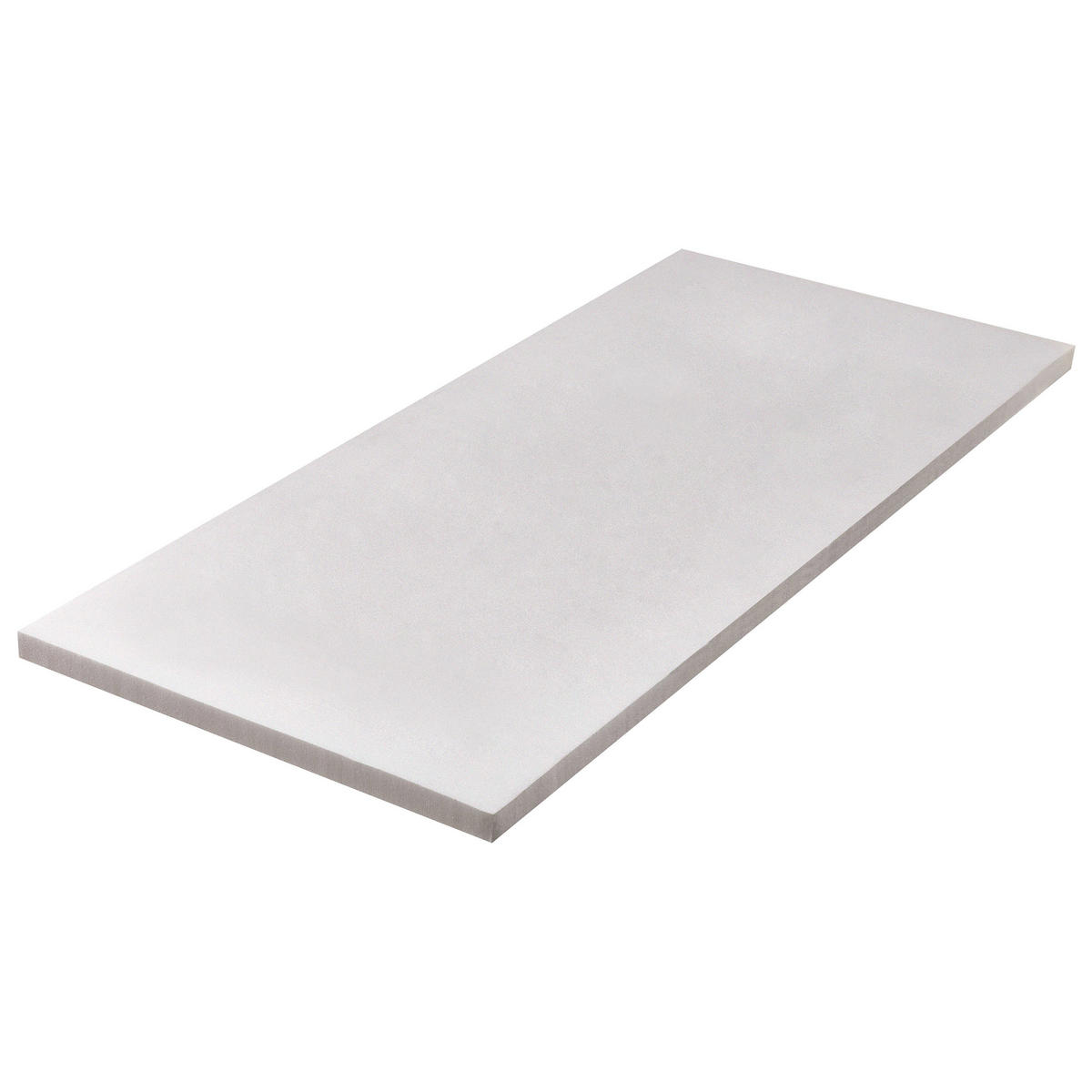 KALTSCHAUMTOPPER, abnehmbarer Bezug, Größe: 80x220 - Weiß, Textil (80/220cm) - Betten-ABC