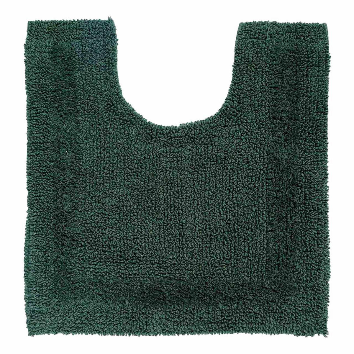 WC-VORLEGER 50/55 cm, 100% Baumwolle, wendbar - Waldgrün, Textil (50/55cm) - Homescapes