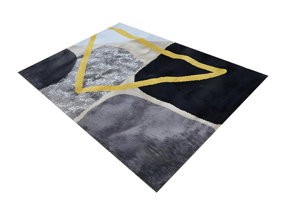 WOHNZIMMERTEPPICH - 230 cm x 160 cm - Stoff - Anthrazitgrau, Grau PICADILLY - Anthrazit, Textil (230/160cm) - Vente-Unique
