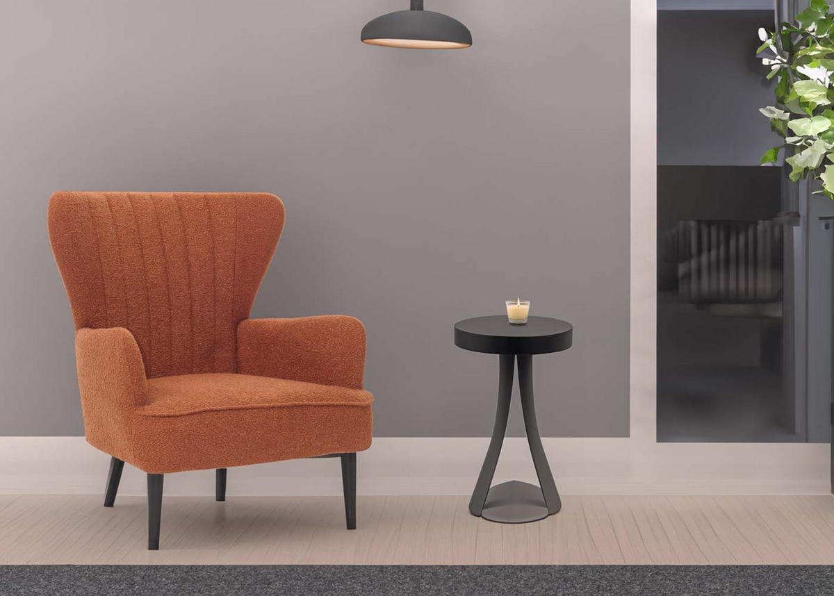 LOUNGE-SESSEL Orange - Orange, Textil (75/80/78cm) - MCW