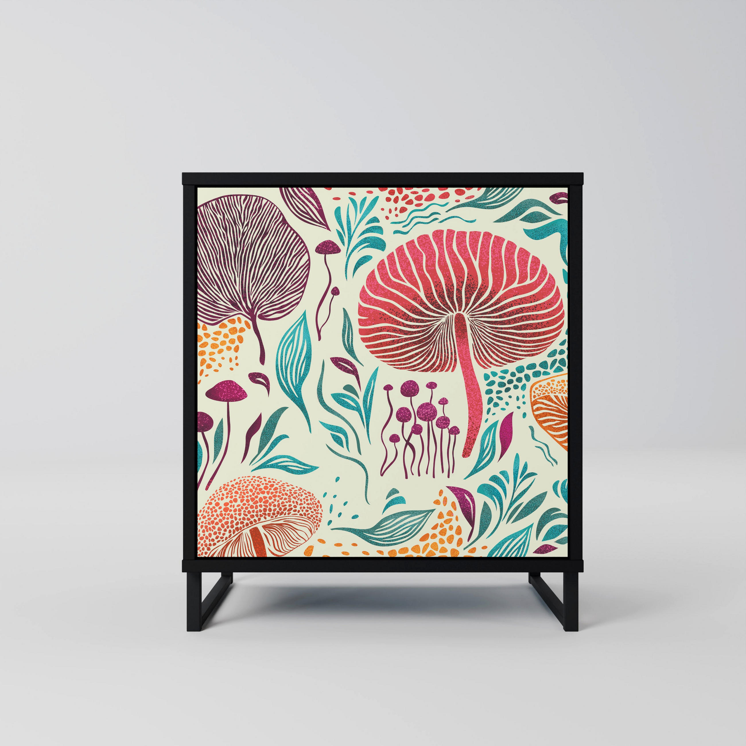 SpaceRebels Sideboard Schwarz 57.5x67.5x42 cm