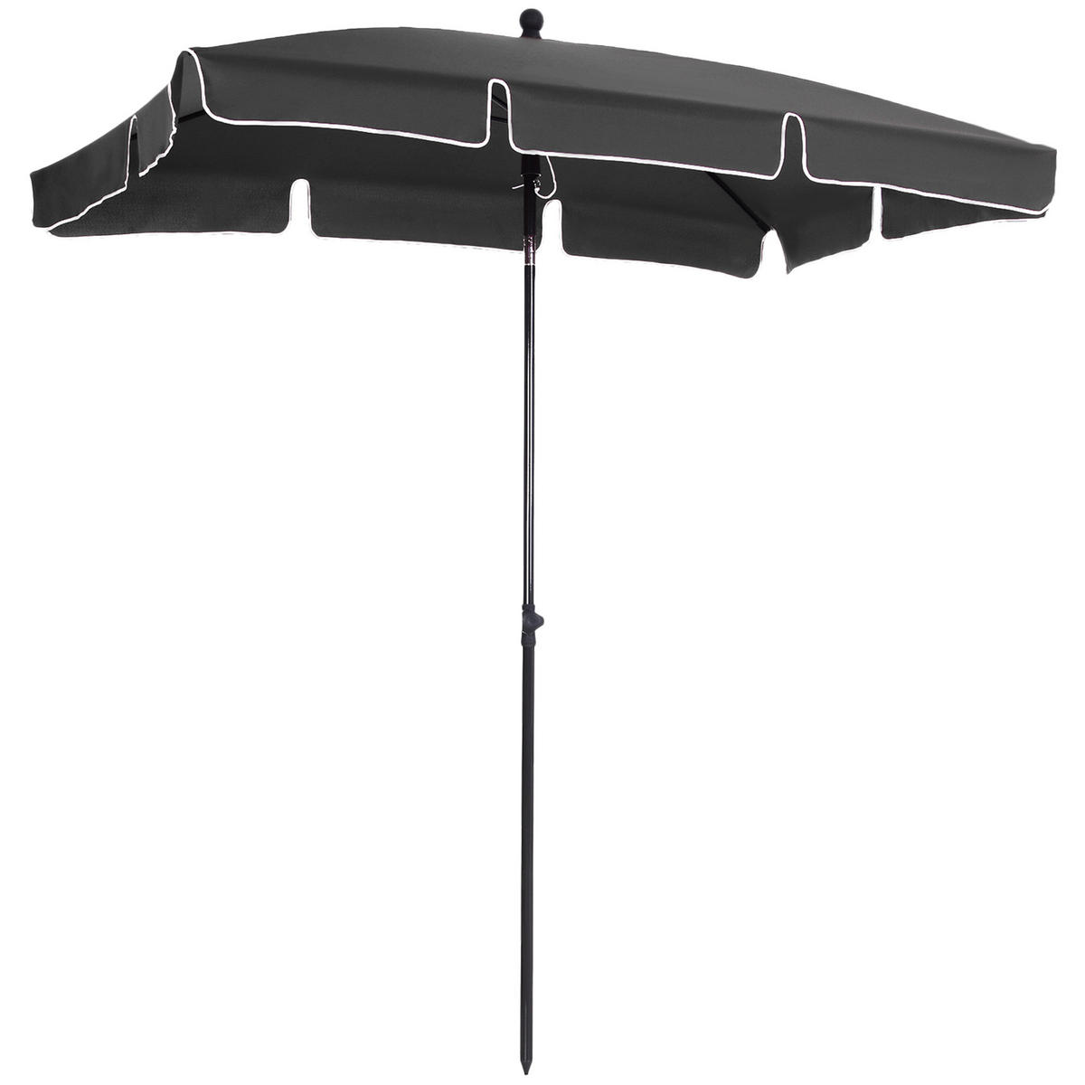 SONNENSCHIRM DE-05543 Knickbar, neigbar Grau - Grau, Metall (130/198cm) - ComfortXL