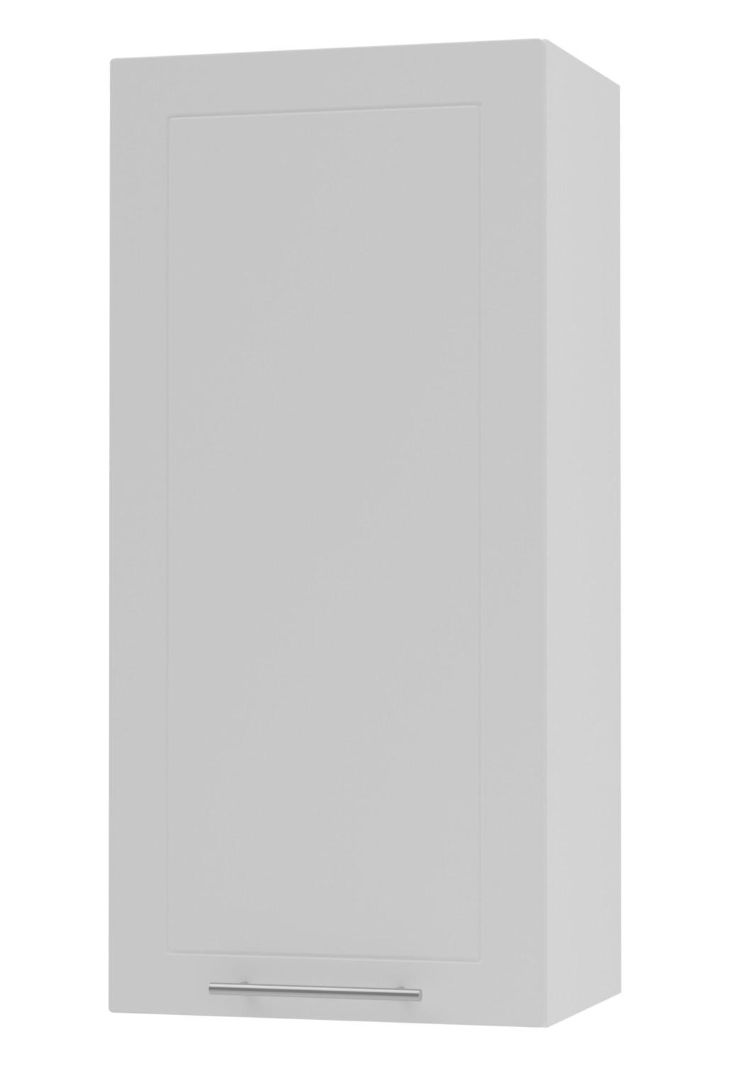 Feldmann-Wohnen Küchenhängeschrank Weiß, Weiß 45x96x32.5 cm