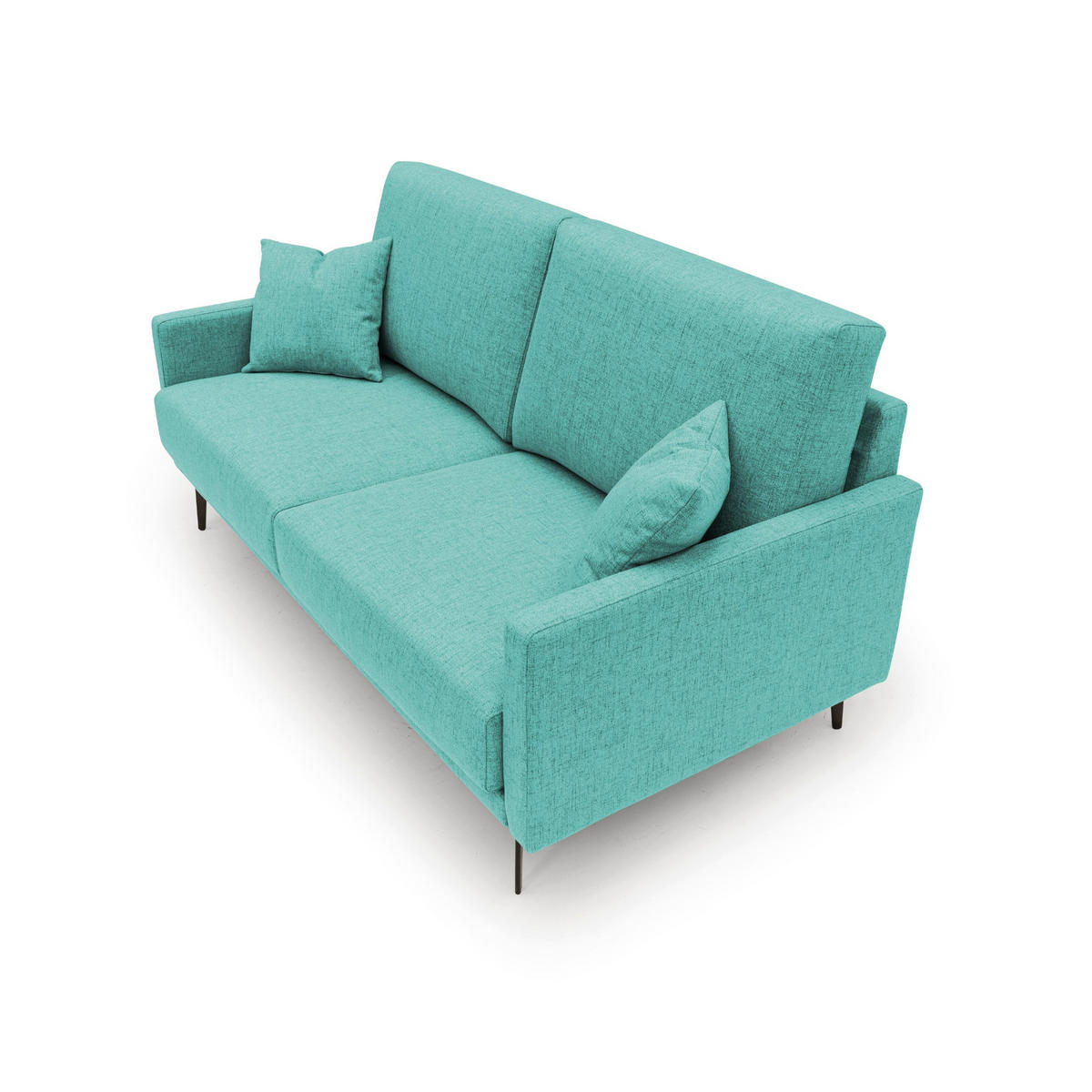 LINEARSOFA Saturno - Grün, Textil (180/94/90cm) - Divani.store