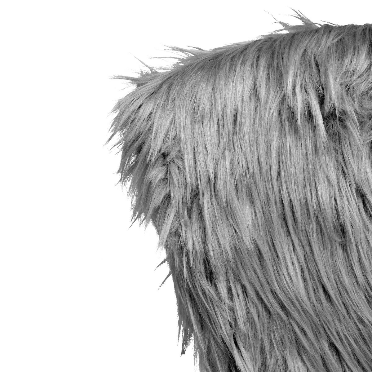 SCHREIBTISCHSTUHL Grau Margate - Goldfarben/Schwarz, Kunststoff (44/77/38cm) - Beliani