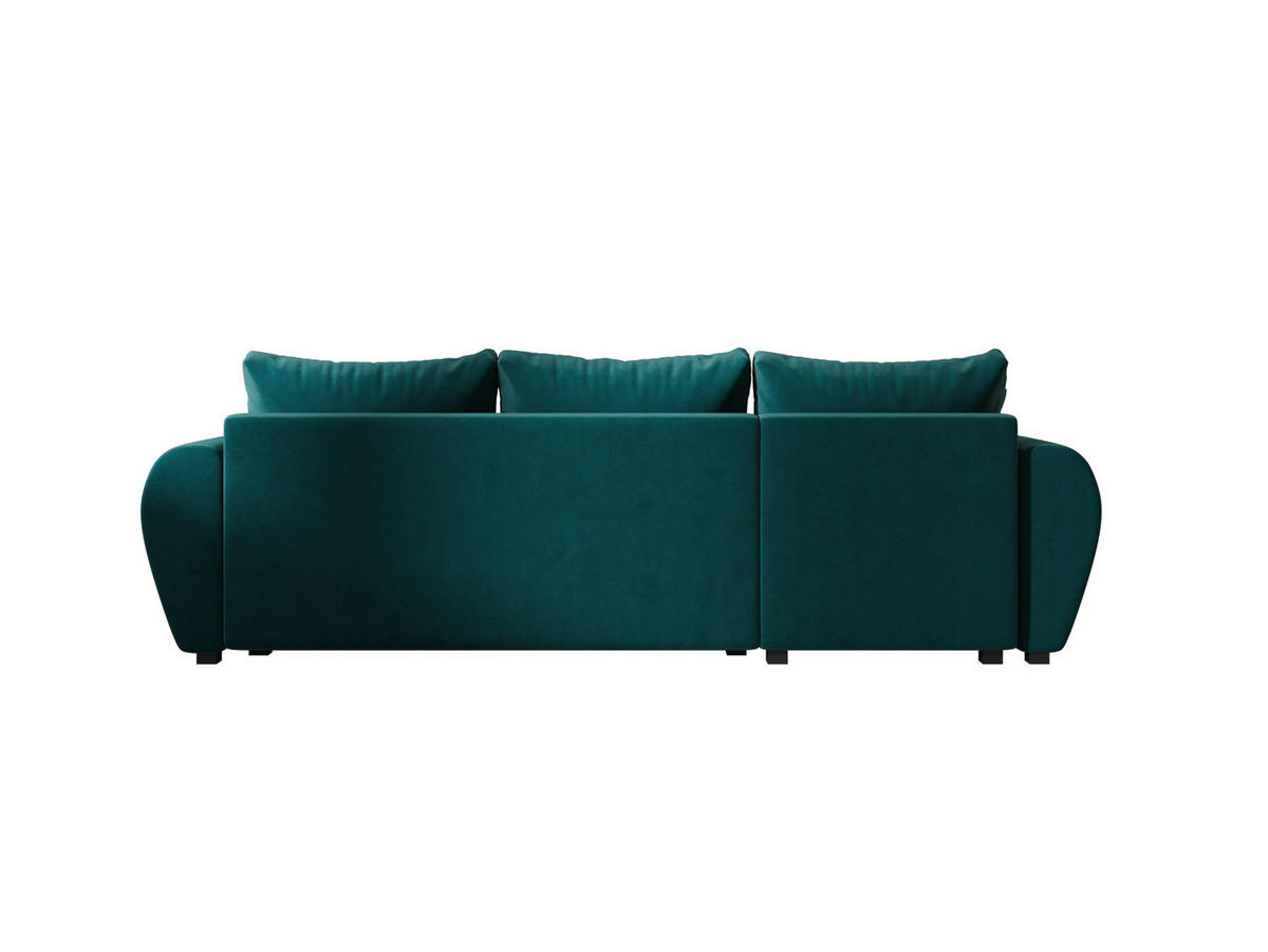 ECKSOFA MOLISA L Itaka 39 Rechts mit Schlaffunktion - Türkis, Textil (245/145cm) - Bedante