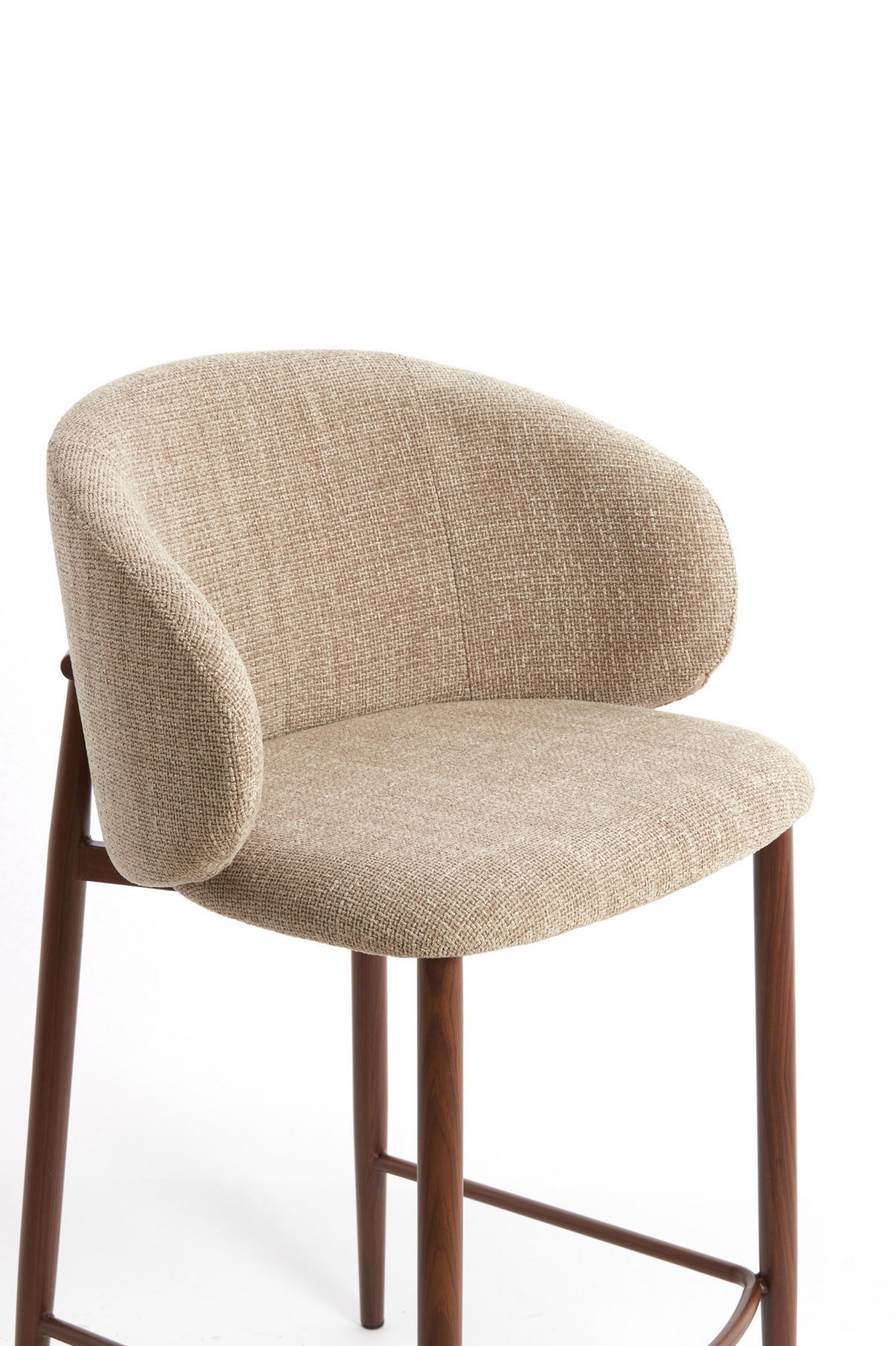 BARHOCKER Aluko Braun 57/55/94 cm - Braun, Metall (55/94/57cm) - Light & Living