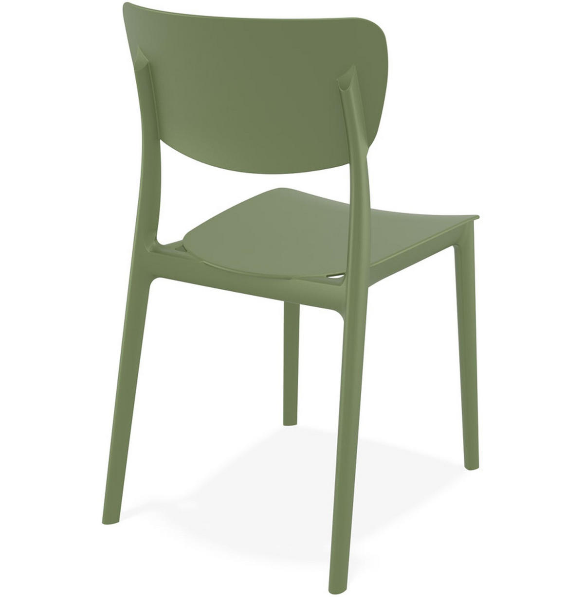 STUHL OMA grün - Olivgrün, Kunststoff (39/82/45cm) - Légia Home