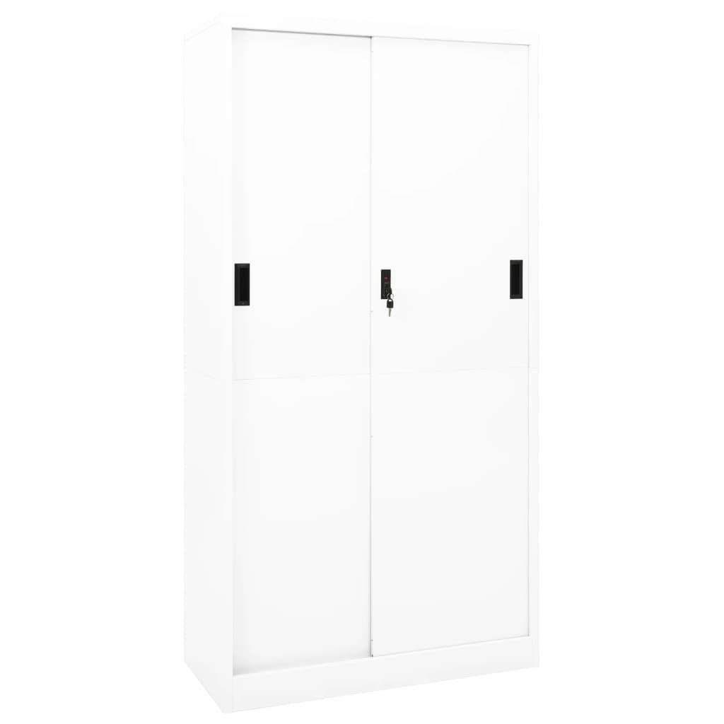 vidaXL Büroschrank Weiß 40x180x90 cm