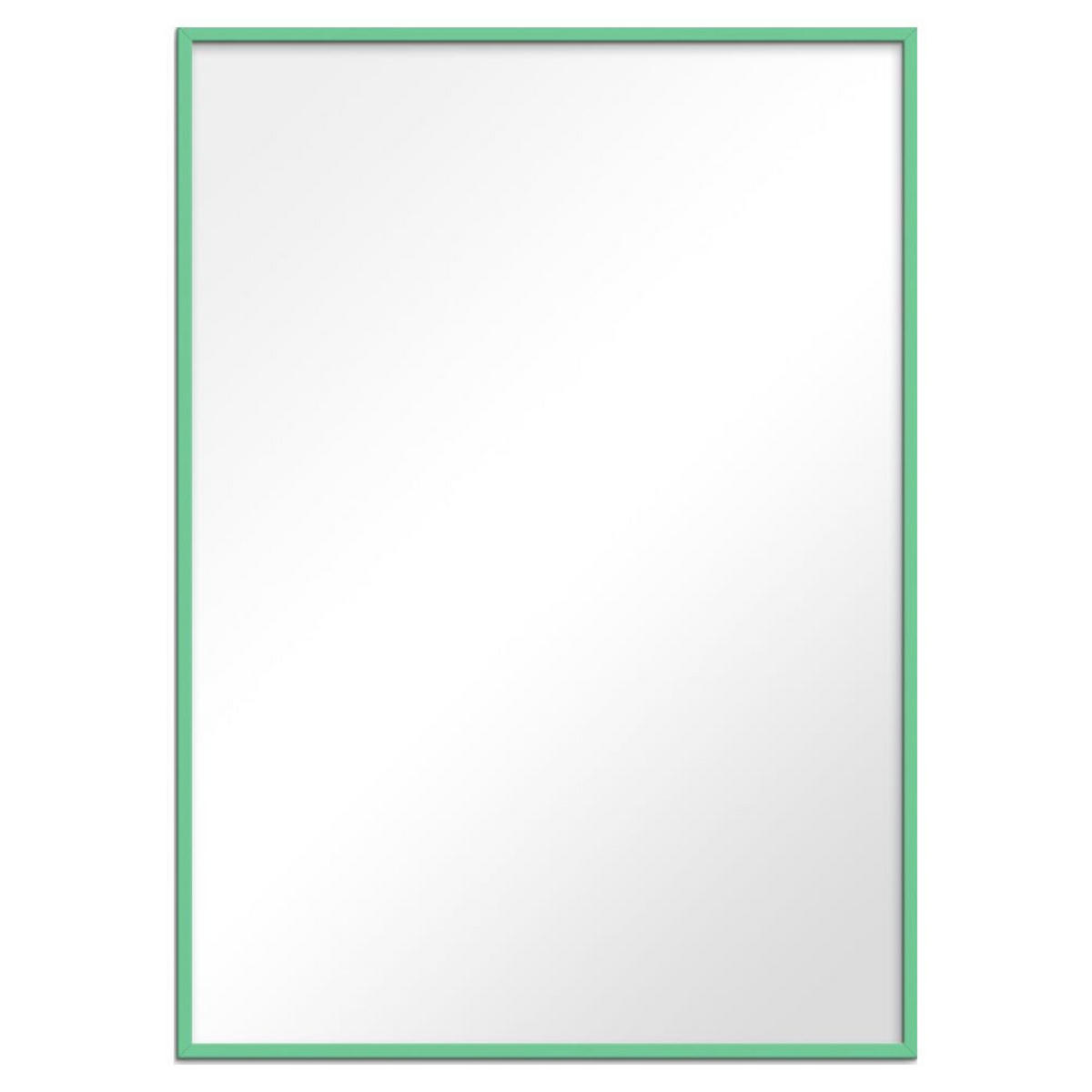 SPIEGEL - Minzfarbenes Holz - Mintgrün, Holz/Papier (50/50/2cm) - Poster&Frame