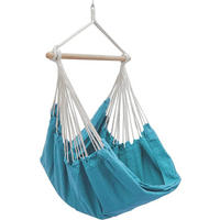 XXL-HÄNGESESSEL 185/130 cm Belastbar bis 150 kg Türkis - Blau, Textil (130/155/185cm) - Amanka