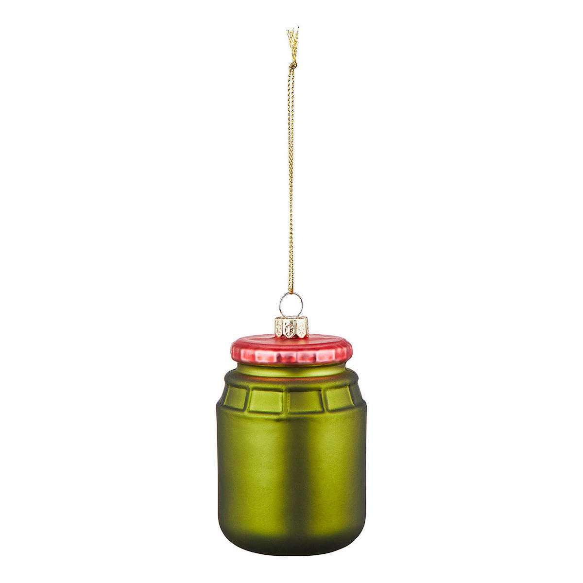 BAUMANHÄNGER Hang On Gurkenglas - Multicolor, Glas (6/8/6cm) - Butlers