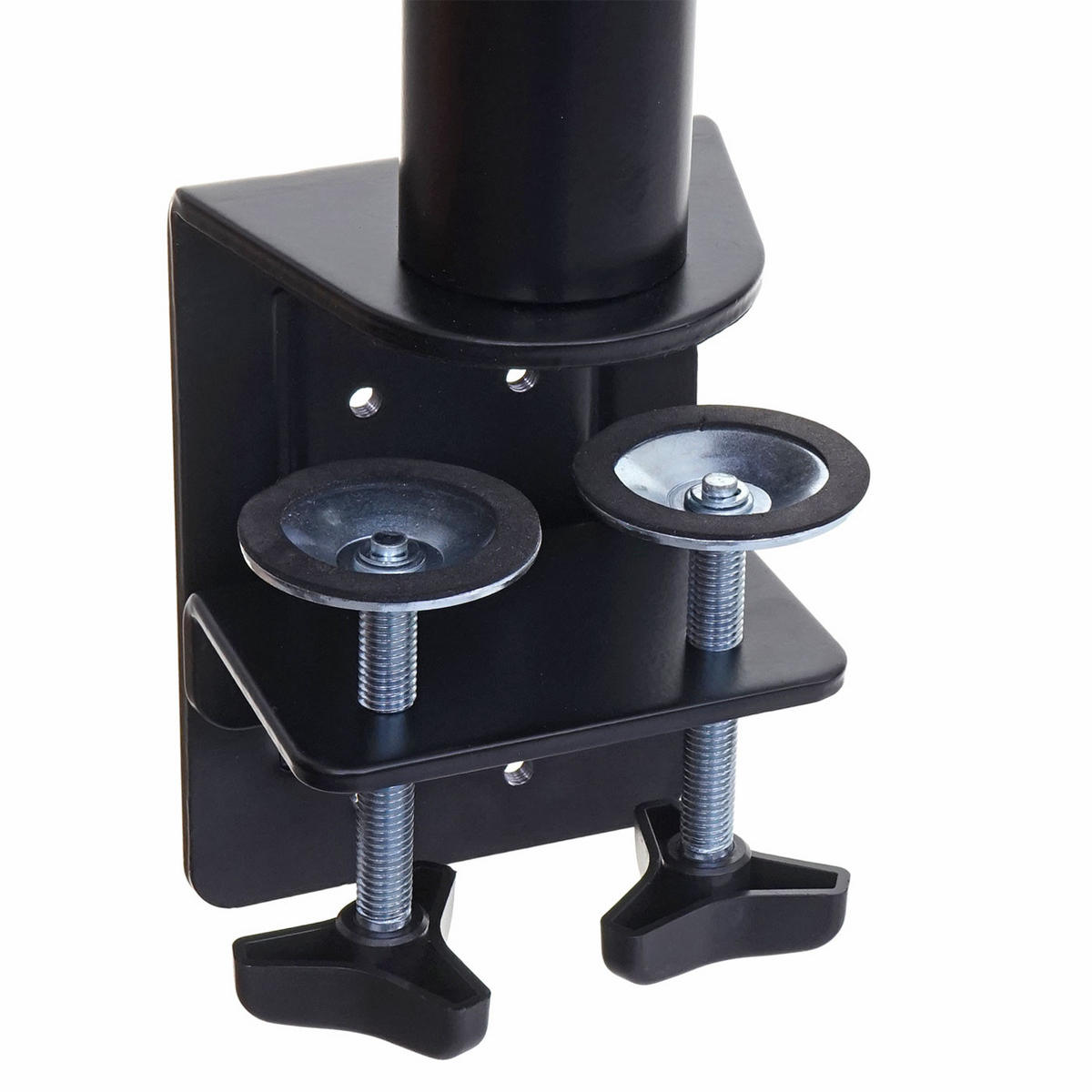 MONITORHALTER ZWEIARMIG Schwarz - Schwarz, Metall (43/86/43cm) - MCW
