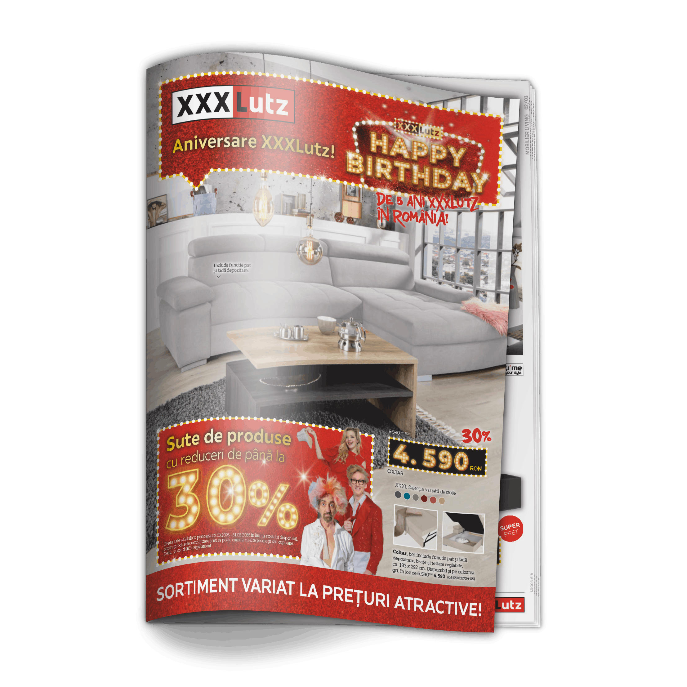 coperta pliant martie