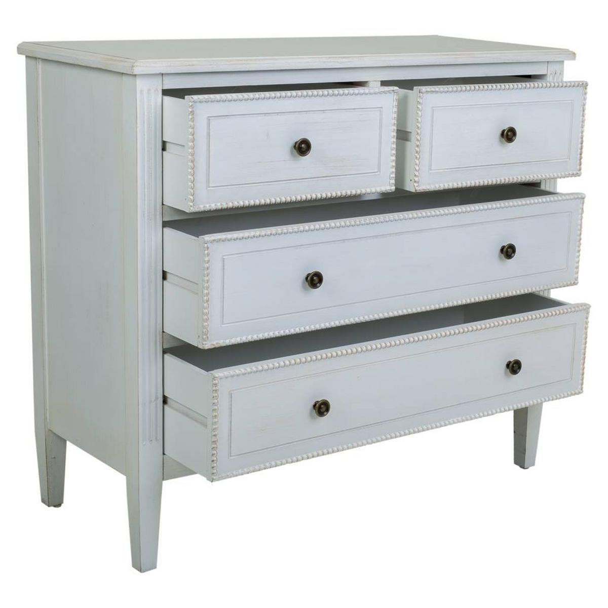 KOMMODE aus Holz, Grau, 85x36x75 - Grau, Holzwerkstoff (85/75/36cm) - Wanderlust