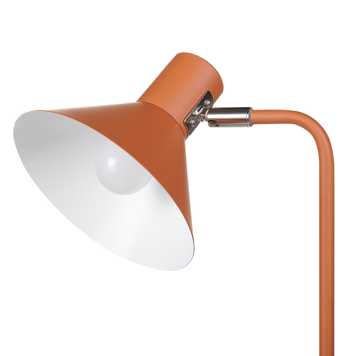 TISCHLAMPE Rimava 17/17/51 cm - Orange, Metall (17/17/51cm) - Beliani