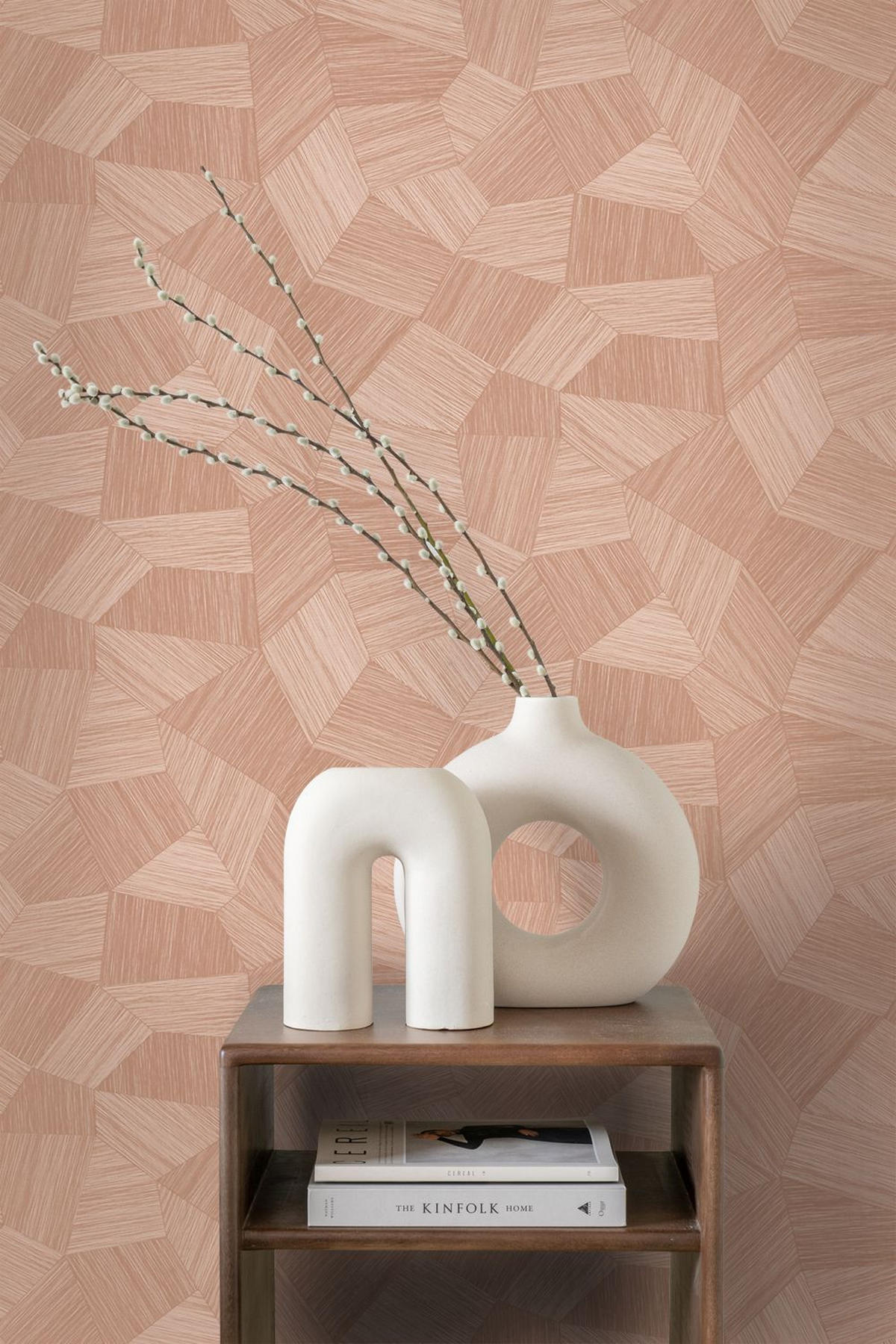 TAPETE 3D-Muster 53 cm x 10.05 m - Terracotta, Papier (53/1000cm) - Origin Wallcoverings