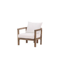 GARTENSESSEL ERICA Braun 70x70x55 cm - Braun, Holz (70/55/70cm) - FURNLUX