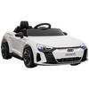 KINDER ELEKTROAUTO, Schwarz/Rot/Weiß, Kunststoff+ Eisen - Weiß, Metall (103/58/41cm) - HOMCOM