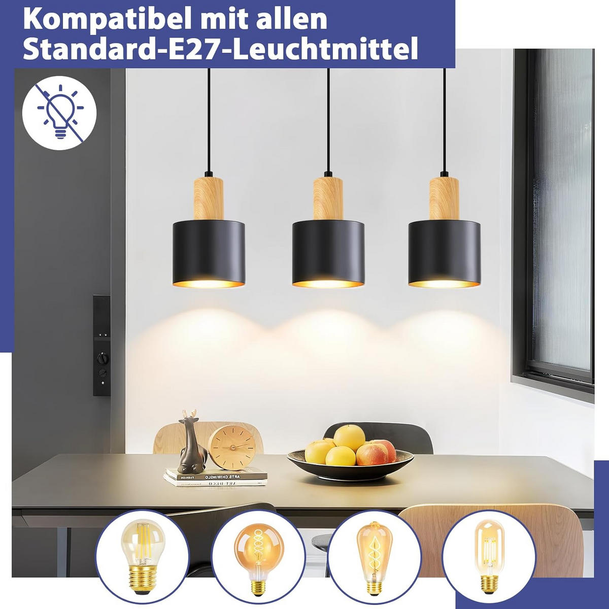 PENDELLEUCHTE 12/40/173cm - Schwarz, Metall (40/12/173cm) - Nettlife