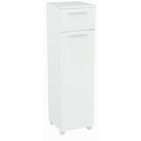 BADEZIMMERSCHRANK 1D1SZ Weiß 30/28/98 cm - Weiß, Holzwerkstoff (30/98/28cm) - Matkam Möbel
