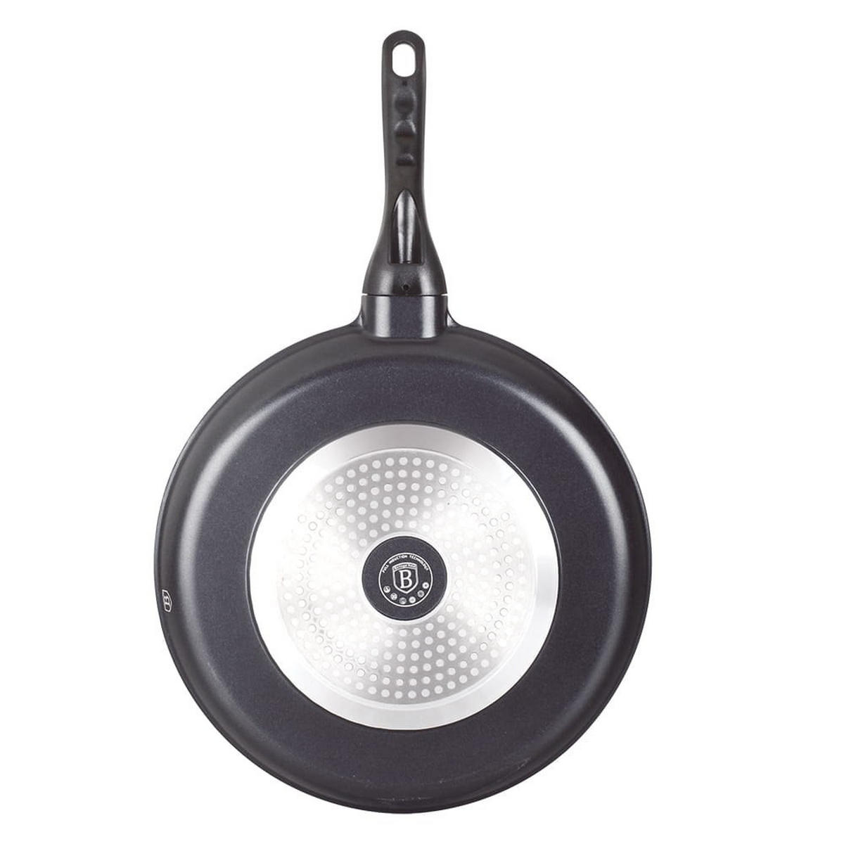 PFANNE Schwarz 32/32/4.5 cm BH1462 - Schwarz, Metall (32cm) - Berlinger Haus