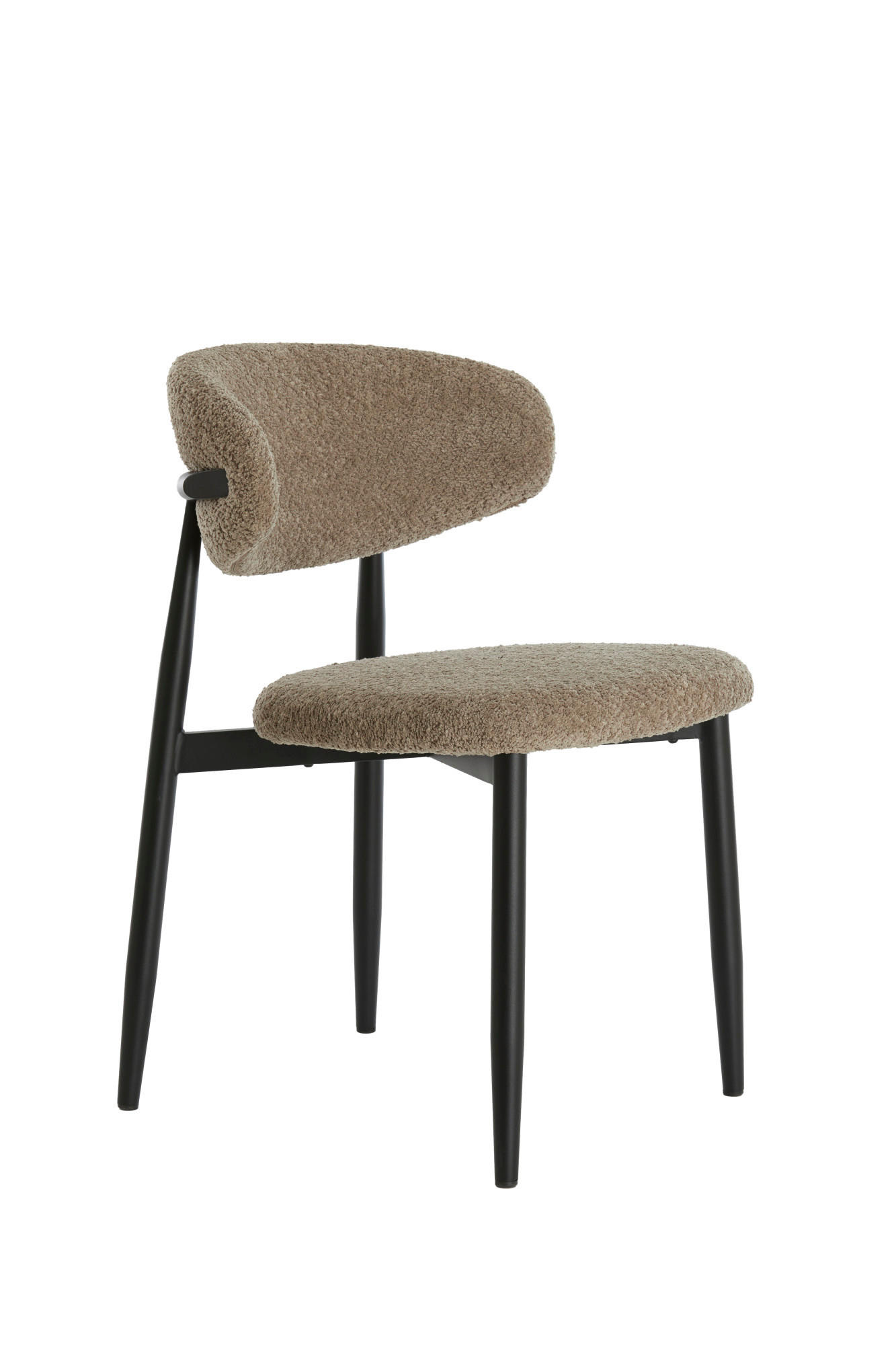 ESSZIMMERSTUHL Eniola Braun 54/52/76 cm - Braun, Metall (52/76/54cm) - Light & Living