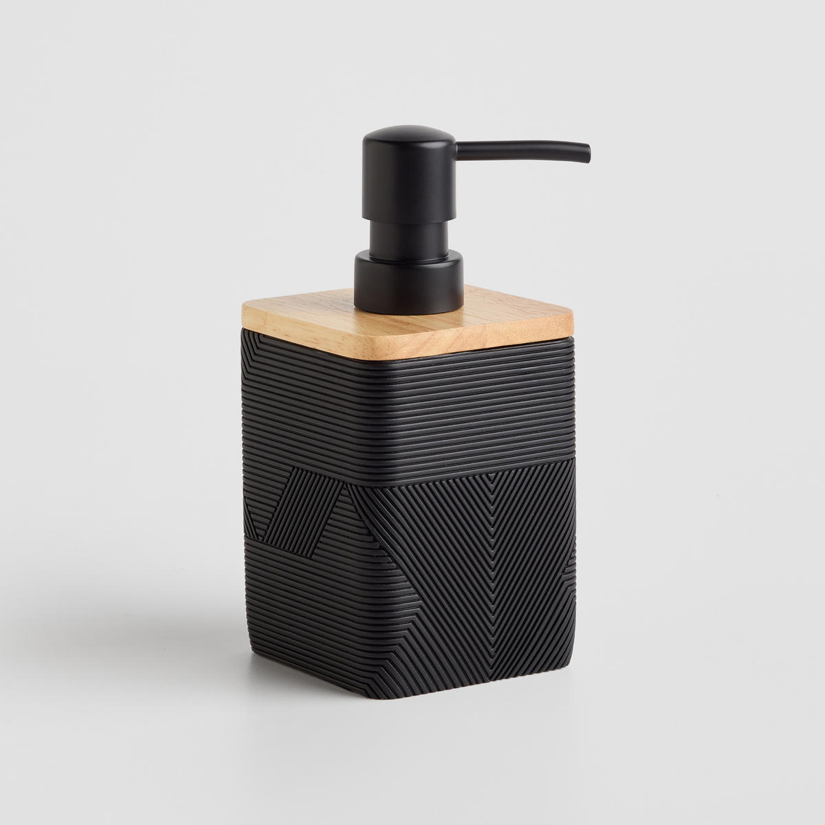 SEIFENSPENDER Ravenis - Schwarz, Kunststoff (8/16/8cm) - home&you