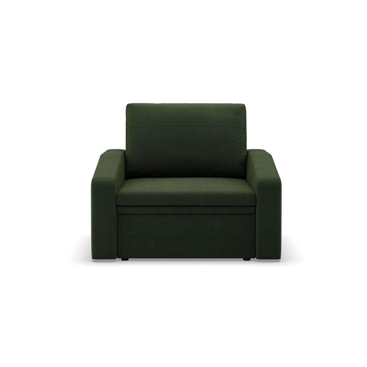 LOUNGESESSEL ORBIT, 80 CM, Dunkelgrün - Waldgrün, Textil (108/80/87cm)