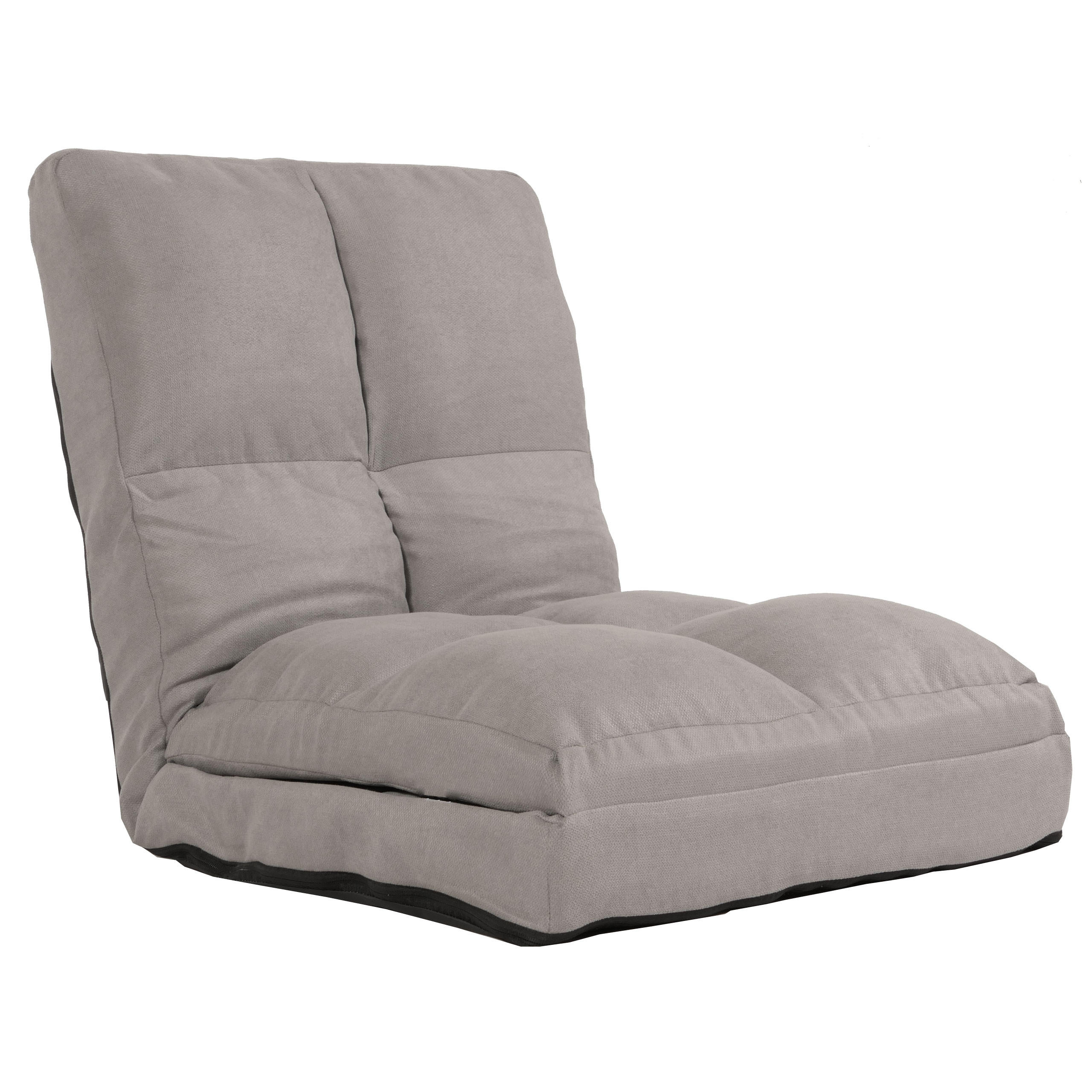 BODENSESSEL Hellgrau - Hellgrau, Textil (54/58/63cm) - MCW