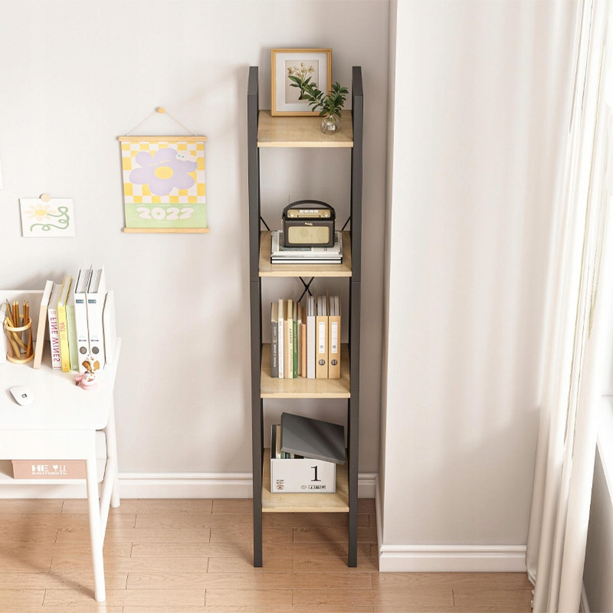 BÜCHERREGAL, braun 34/32/148 cm - Braun, Holzwerkstoff (34/148/32cm)