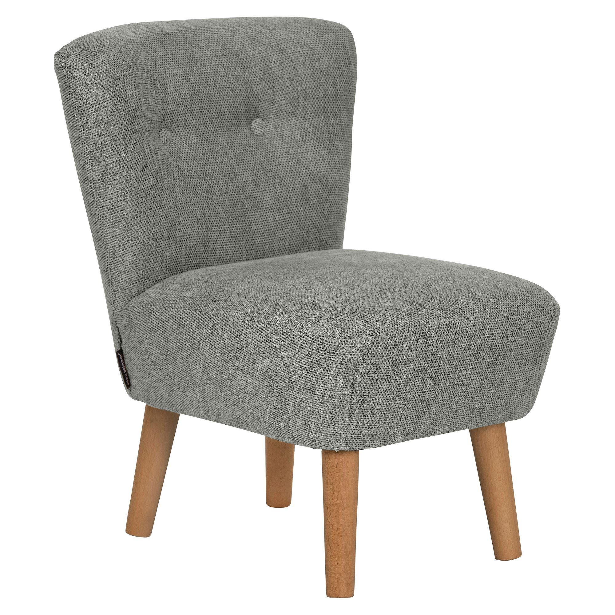 KINDERSESSEL Katya Flachgewebe anthrazit - Anthrazit, Kunststoff (41/54/50cm) - 58aufmkessel