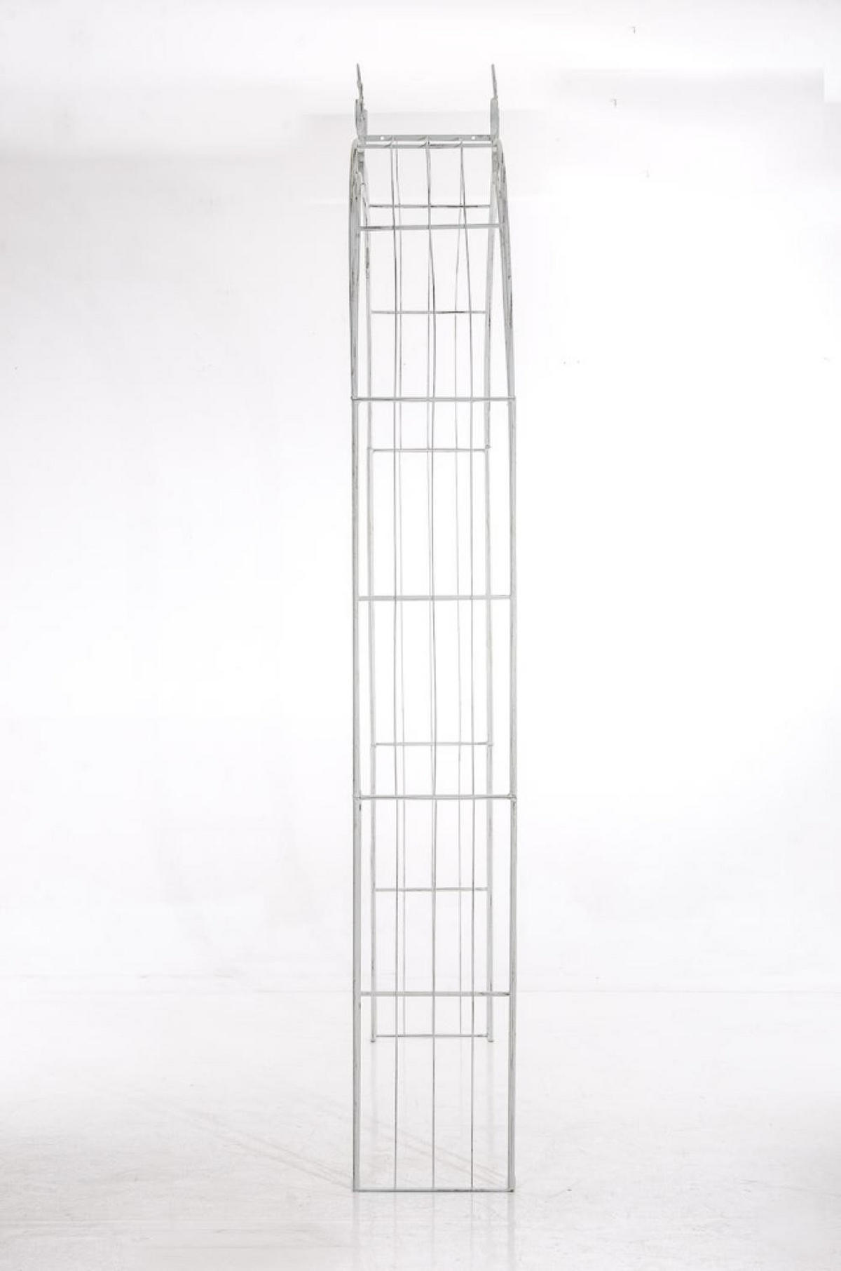 ROSENBOGEN Metall Antik Weiß - Weiß, Metall (148/260/34.5cm) - CLP