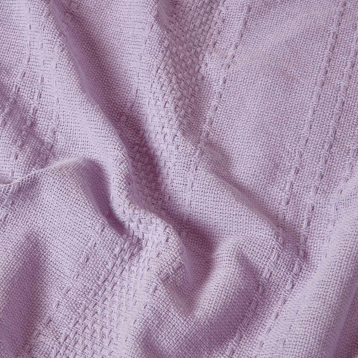 TAGESDECKE Kashi 255/360 cm, Baumwolle mit Fransen - Flieder, Textil (255/360cm) - Homescapes