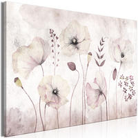 KUNSTDRUCK Rosa 60/40 cm - Pink, Textil (60/40cm) - KUNSTLOFT