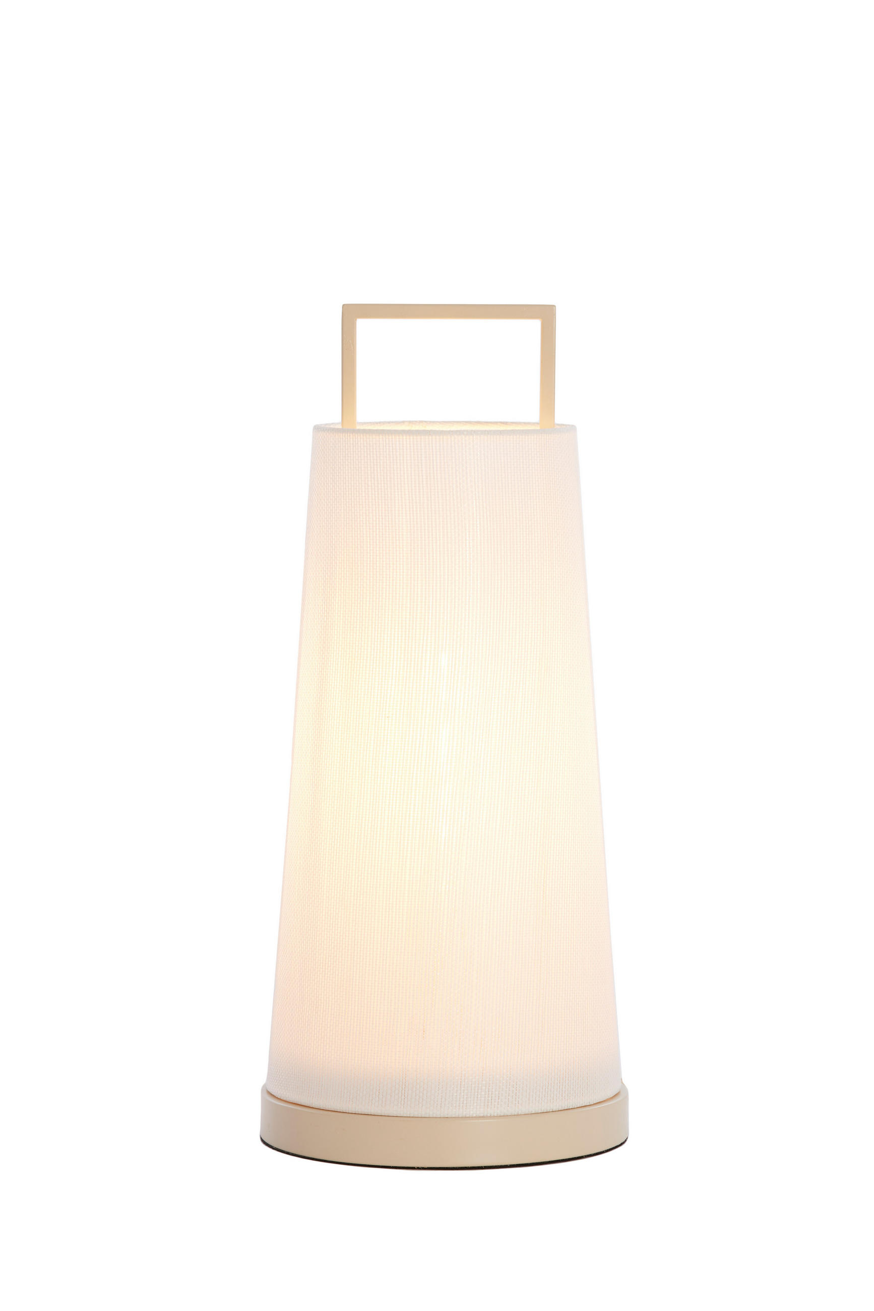 TISCHLAMPE Fyon Braun Ø20/45 cm - Braun, Textil (20/20/45cm) - Light & Living