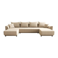SCHLAFSOFA - 5 Personen - Stoff - Beige - - Beige, Textil (311/80/149cm) - Vente-Unique