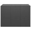 GARTEN-KISSENBOX PE Rattan 145x100x103 cm Schwarz - Schwarz, Kunststoff (145/103/100cm) - furnicato