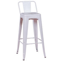 HOCKER Metall Weiß - Weiß, Metall (43/97/43cm) - Nest Dream