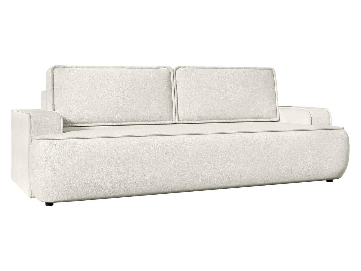 SCHLAFSOFA Mono - Hellbraun/Schwarz, Holz/Kunststoff (248/94/110cm) - MIRJAN24