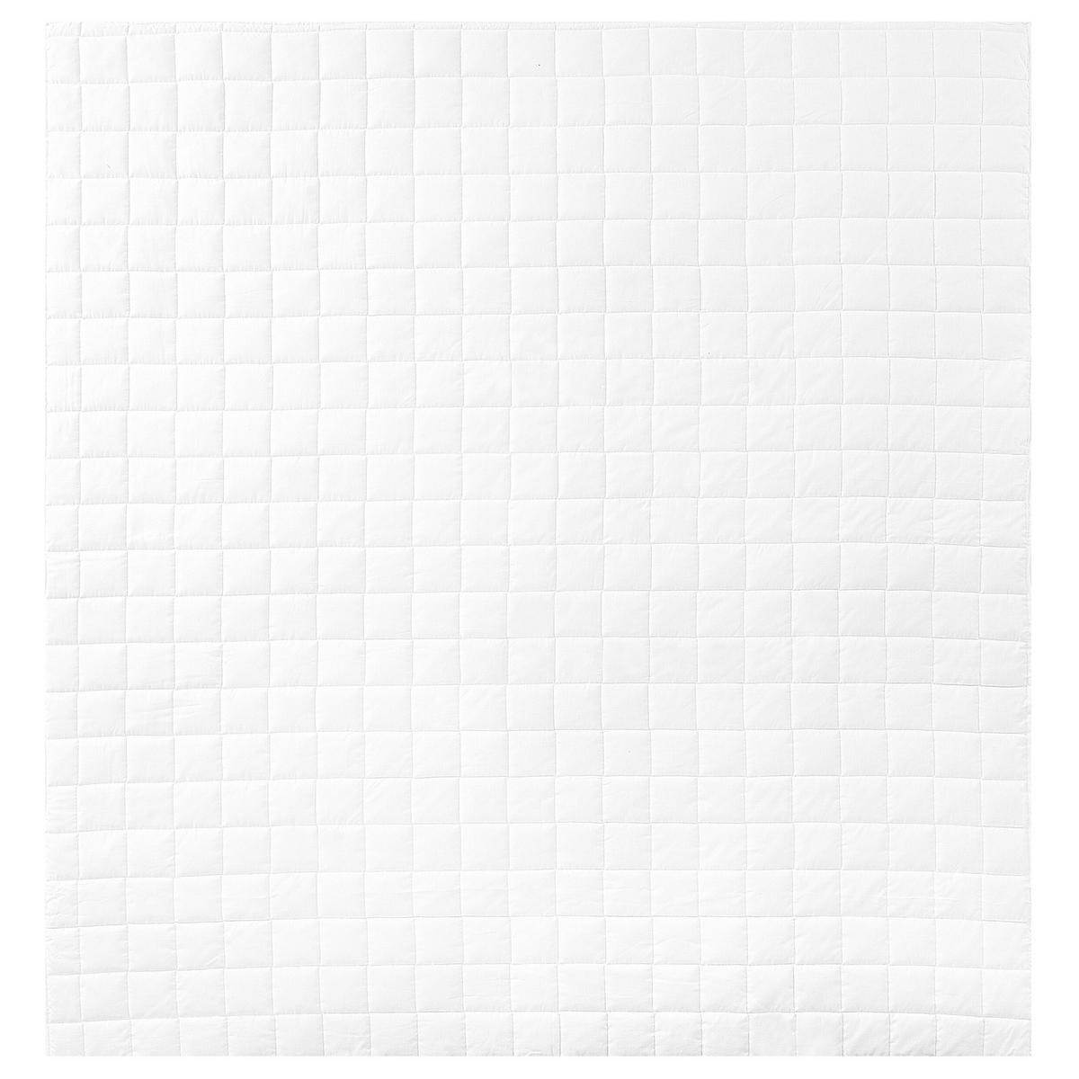 SOMMERBETTDECKE Weiß 200/220 cm Annapurna - Weiß, Textil (200/220cm) - Beliani