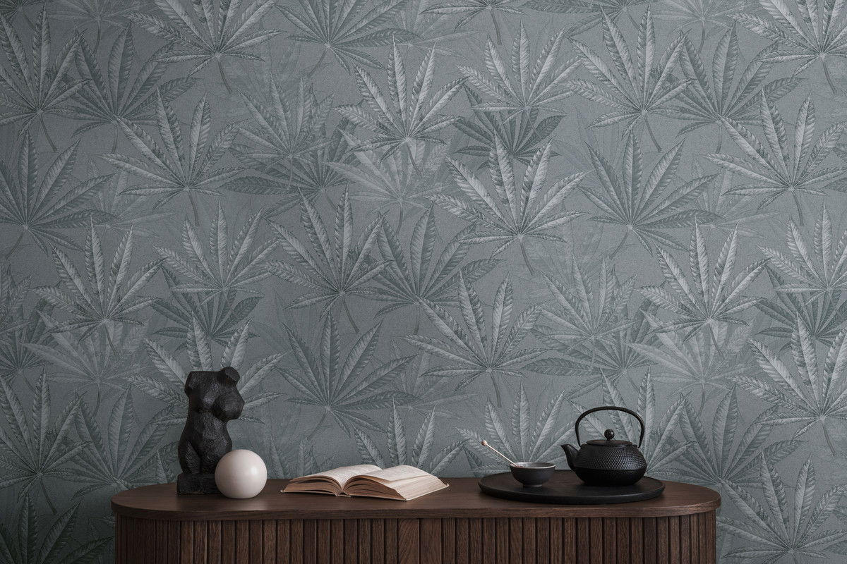 VLIESTAPETE Grau 53/1005 cm - Grau, Textil (53/1cm) - KUNSTLOFT