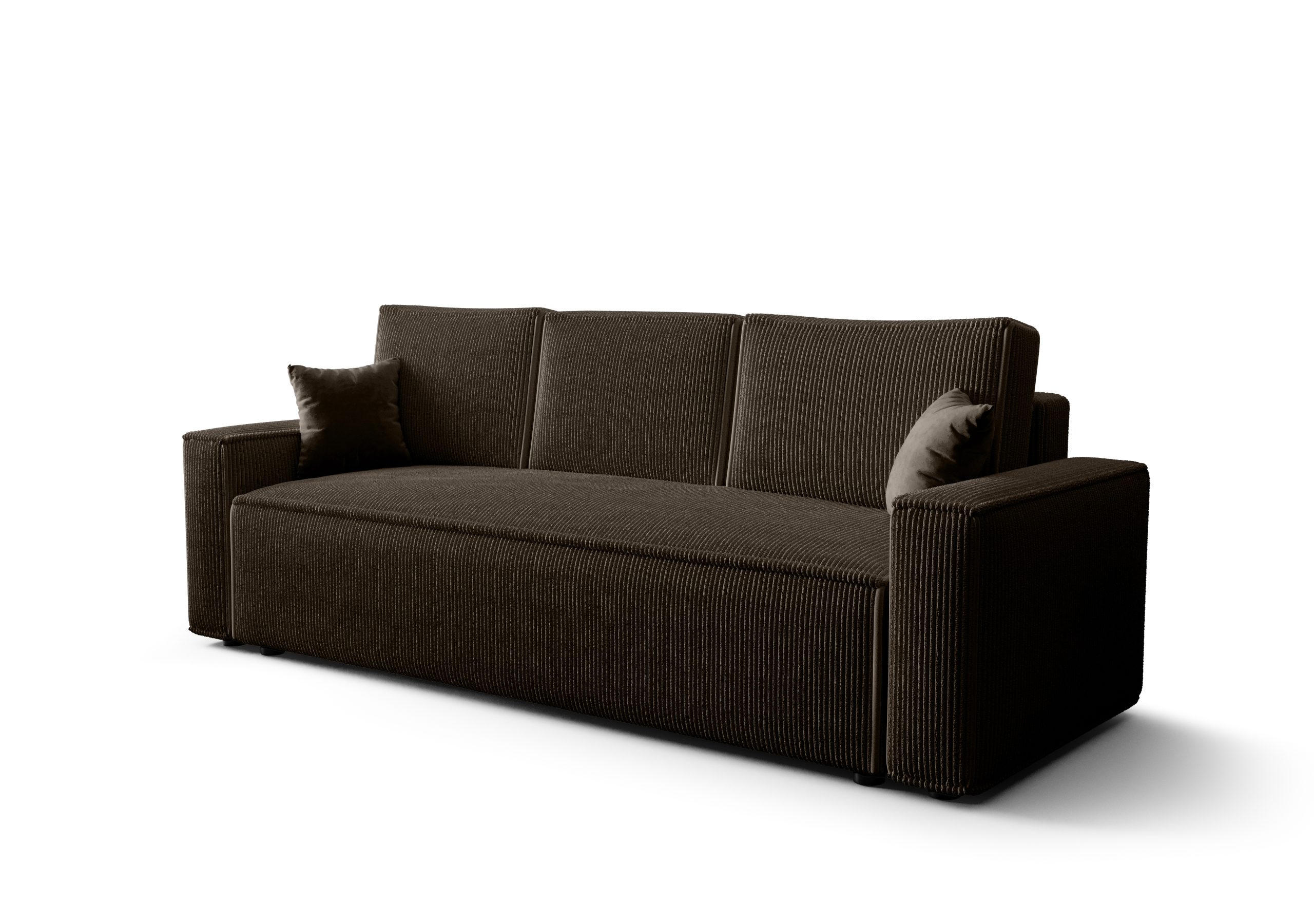 Fedve Schlafsofa Dunkelbraun 230x89x85 cm
