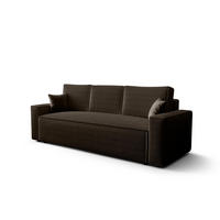 SCHLAFSOFA mit Bettkasten Eldon Dunkelbraun - Dunkelbraun, Textil (230/89/85cm) - Fedve
