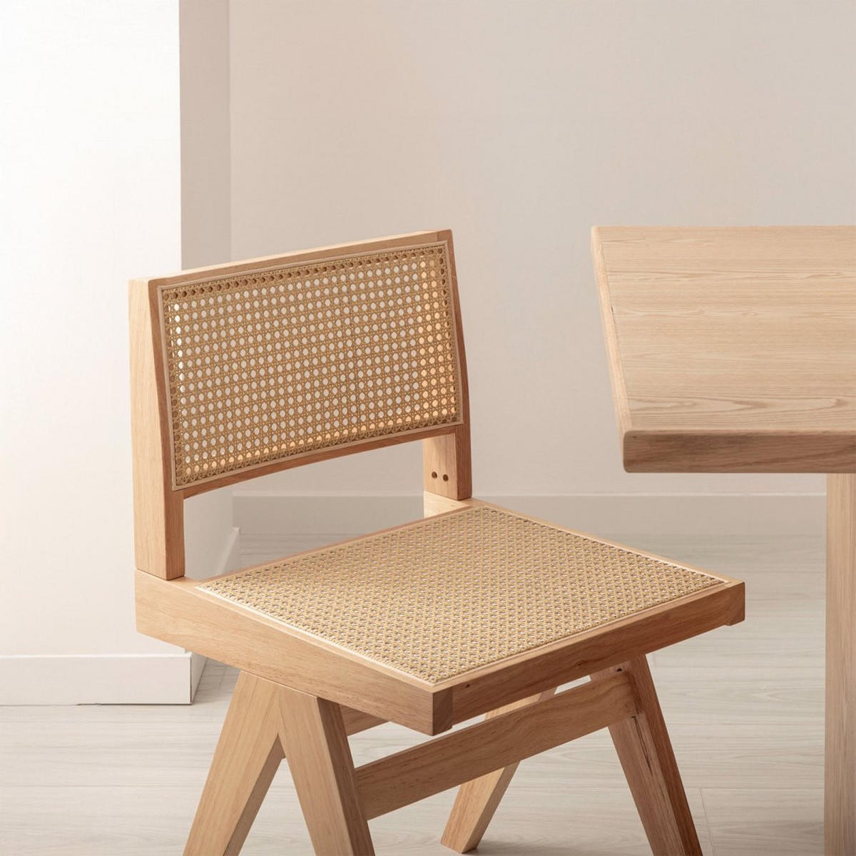 ESSZIMMERSTUHL Nelha Natura 44 cm x 80 cm 2er-Set - Naturfarben, Holz (44/80/50cm) - Klast Home