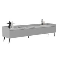 TV-LOWBOARD SCALA stehend, 180 cm Kaschmir - Kaschmir/Schwarz, Holzwerkstoff/Metall (180/45/41cm) - Idohome