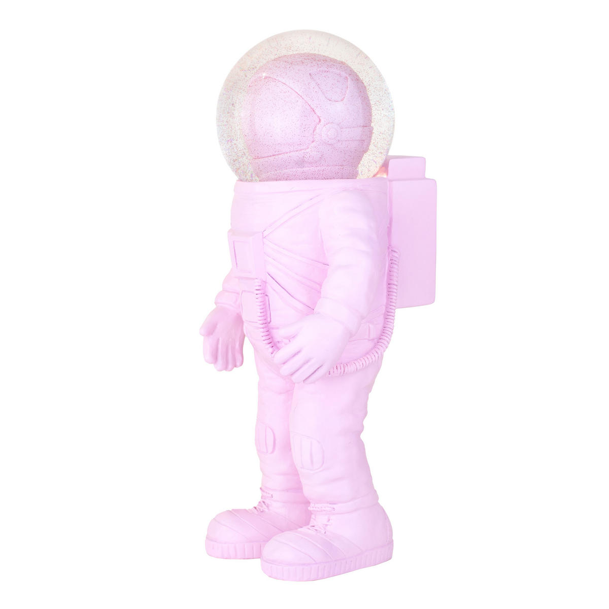 SCHNEEKUGEL Summerglobe The Astronauts Giant, Glas / Polyresin, Pink, 30 cm - Pink, Glas (13/30/15cm) - Donkey Products